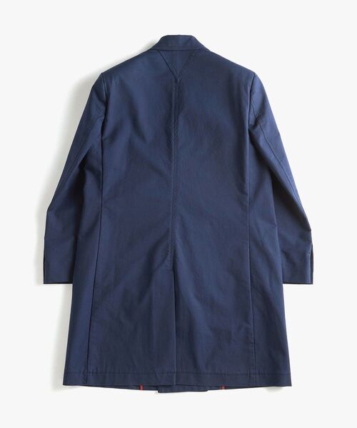 TOMMY HILFIGER（トミーヒルフィガー）の「ウォッシュドダブルロングコート（チェスターコート・メンズ・ネイビー・46/48/50/52）」の2枚目の写真