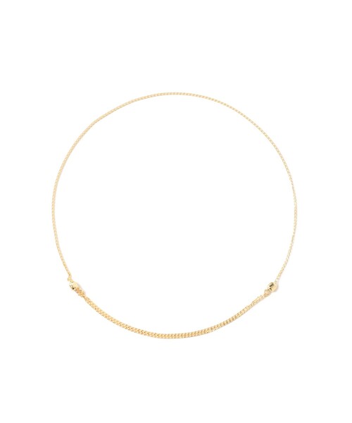 Demi-Luxe BEAMS（デミルクス ビームス）の「wePERM / All Peop 2ビーズ ブレスレット ゴールド（ブレスレット・レディース・ゴールド・ONE SIZE）」の2枚目の写真