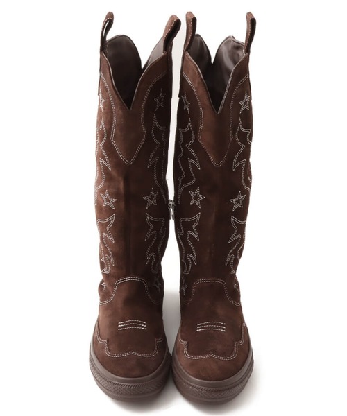 CONVERSE(コンバース)の「CONVERSE ALL STAR WESTERNBOOTS ST Z / コンバース オールスター ウエスタンブーツ ST Z(ブーツ・レディース・ブラウン・23.0cm/23.5cm/24.0cm/24.5cm/25.0cm)」の2枚目の写真