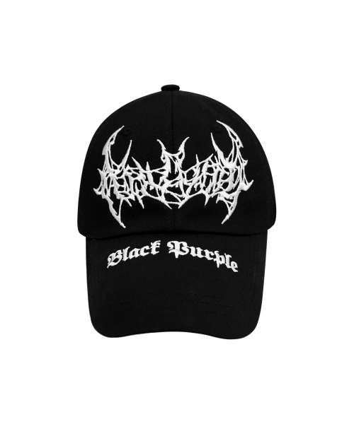 BLACKPURPLE（ブラックパープル）の「Bad-Bat Ball Cap - Black（キャップ・メンズ・ブラック・FREE）」の10枚目の写真