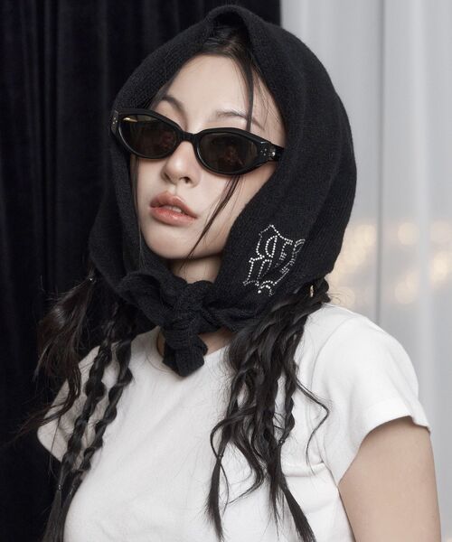 BLACKPURPLE（ブラックパープル）の「Bad-Bat Ball Cap - Black（キャップ・メンズ・ブラック・FREE）」の7枚目の写真