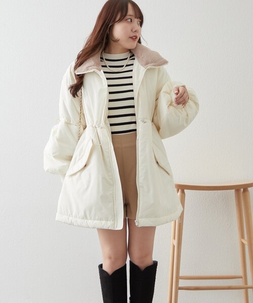 セール】衿ファードロスト中綿ジャケット（その他アウター