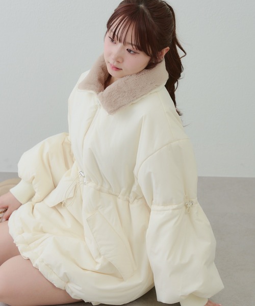 セール】衿ファードロスト中綿ジャケット（その他アウター