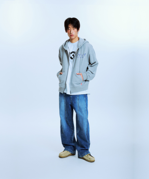 ARCHIVE BOLD（アーカイブボールド）の「UNDEFEATED HOOD ZIP-UP (GRAY)（パーカー・メンズ・その他・SMALL/MEDIUM/LARGE/X-LARGE）」の5枚目の写真