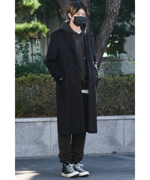 MUSINSA STANDARD（ムシンサスタンダード）の「フード付きスウェットシャツ[ダークグレー]（パーカー・メンズ・その他・XX-LARGE/XXX-LARGE/SMALL/MEDIUM/LARGE/X-LARGE）」の8枚目の写真