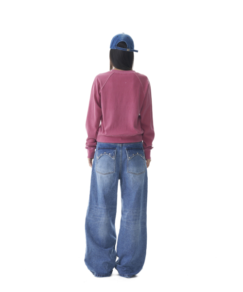 AAKAM(アーカム)の「Cross Studded Sweatshirts (Pink)(スウェット・レディース・その他・1/2)」の7枚目の写真