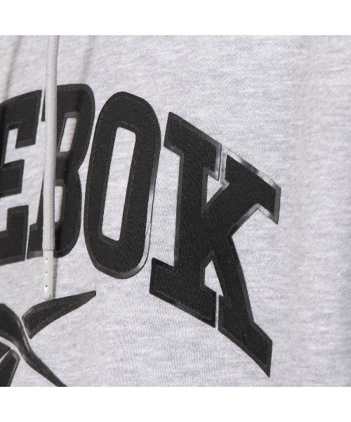Reebok（リーボック）の「ビッグロゴ フーディー / COLMAN HOODY（パーカー・メンズ・ライトグレー/ブラック・LARGE/MEDIUM/SMALL/X-LARGE）」の5枚目の写真