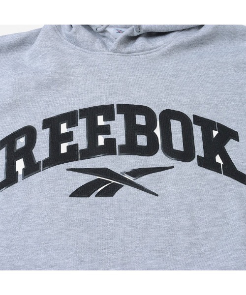 Reebok（リーボック）の「ビッグロゴ フーディー / COLMAN HOODY（パーカー・メンズ・ライトグレー/ブラック・LARGE/MEDIUM/SMALL/X-LARGE）」の7枚目の写真