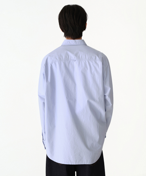 MUSINSA STANDARD（ムシンサスタンダード）の「リラックスドウォッシードポプリンシャツ[ライトパープル]（シャツ/ブラウス・メンズ・その他・LARGE/X-LARGE/XX-LARGE/SMALL/MEDIUM）」の3枚目の写真