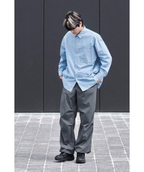 MUSINSA STANDARD（ムシンサスタンダード）の「ナイロンパラシュートパンツ [ブルーグレー]（その他パンツ・メンズ・その他・40/38/42/36/34/32/30/26/28）」の15枚目の写真