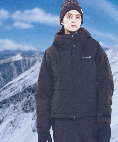 Hurley (ハーレー)の「【Hurley:ハーレー】レディーススノーウェア ショートタイプ INSULATION SHORT SNOW JACKET(スポーツグッズ・レディース・ブラック/ブラック系その他/ブラウン/オフホワイト/ピンク/ブラック×ホワイト・SMALL/MEDIUM/LARGE)」の5枚目の写真