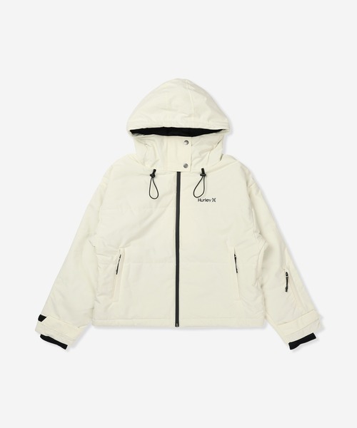 Hurley (ハーレー)の「【Hurley:ハーレー】レディーススノーウェア ショートタイプ INSULATION SHORT SNOW JACKET(スポーツグッズ・レディース・ブラック/ブラック系その他/ブラウン/オフホワイト/ピンク/ブラック×ホワイト・SMALL/MEDIUM/LARGE)」の2枚目の写真