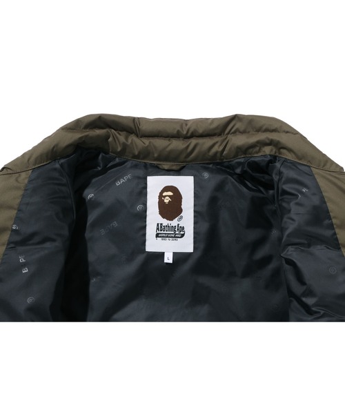 A BATHING APE（アベイシングエイプ）の「B BOY DOWN JACKET（ダウンジャケット/コート・メンズ・オリーブ/ブラック/パープル・SMALL/LARGE/X-LARGE/MEDIUM/XX-LARGE）」の11枚目の写真