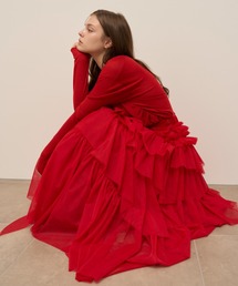 SNIDEL（スナイデル）の「チュールボリュームスカート（スカート）」