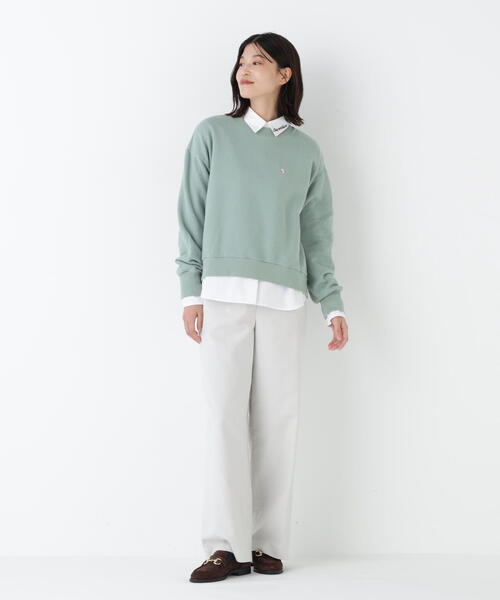 human woman（ヒューマンウーマン）の「◆【ウォッシャブル/3サイズ展開】ストレッチエアリードットコードパンツ（その他パンツ・レディース・グレー/ブルー・LARGE/MEDIUM/SMALL）」の15枚目の写真