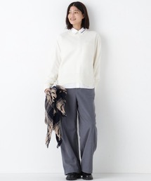 ◆【ウォッシャブル/3サイズ展開】ストレッチエアリードットコードパンツ