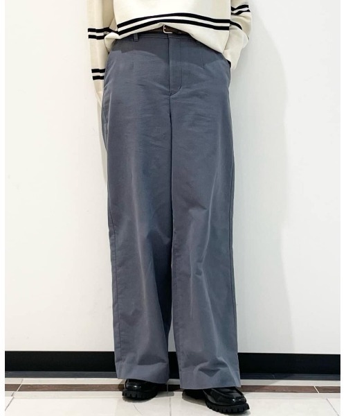 human woman（ヒューマンウーマン）の「◆【ウォッシャブル/3サイズ展開】ストレッチエアリードットコードパンツ（その他パンツ・レディース・グレー/ブルー・LARGE/MEDIUM/SMALL）」の8枚目の写真