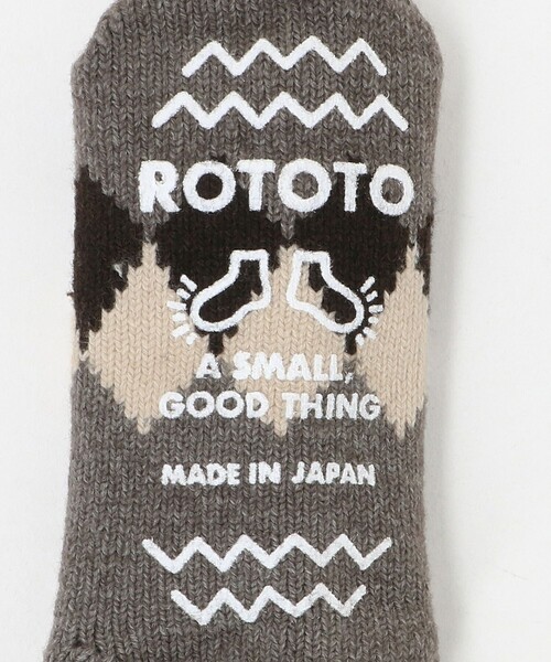 ROTOTO（ロトト）の「＜ROTOTO＞コンフィールームソックス（ソックス/靴下・メンズ・グレー系/ダークグリーン・M）」の8枚目の写真