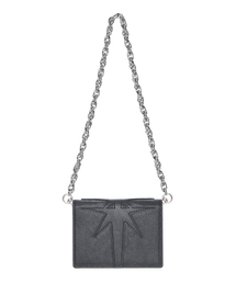 IUGAMAKARAS（イウガマカラス）の「Patch Chain Wallet (Dark Gray)（札入れ/マネークリップ）」