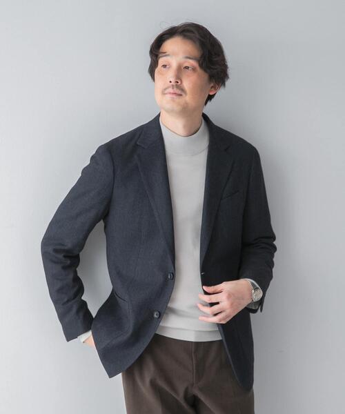 URBAN RESEARCH DOORS(アーバンリサーチドアーズ)の「LIFE STYLE TAILOR ヘリンボンツイードジャケット(その他アウター・メンズ・ネイビー・44/46/48/50)」の4枚目の写真