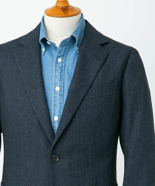 URBAN RESEARCH DOORS(アーバンリサーチドアーズ)の「LIFE STYLE TAILOR ヘリンボンツイードジャケット(その他アウター・メンズ・ネイビー・44/46/48/50)」の19枚目の写真