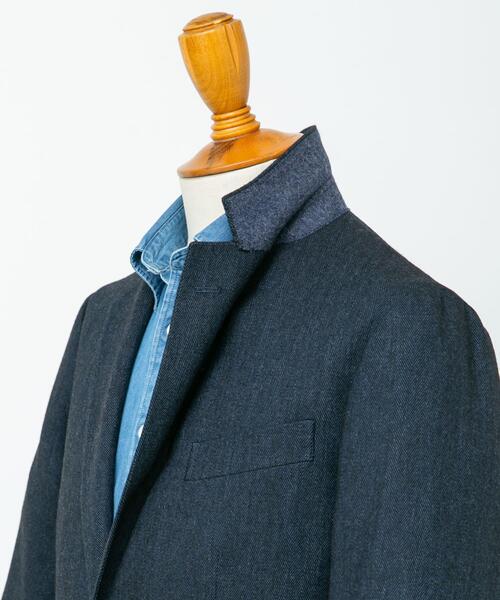 URBAN RESEARCH DOORS(アーバンリサーチドアーズ)の「LIFE STYLE TAILOR ヘリンボンツイードジャケット(その他アウター・メンズ・ネイビー・44/46/48/50)」の20枚目の写真