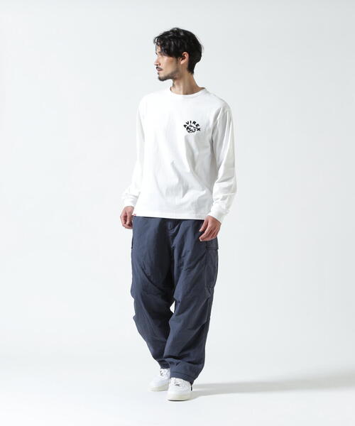 AVIREX(アヴィレックス)の「《WEB&DEPOT限定》TOMCAT L/S T-SHIRT / トムキャット 長袖Tシャツ / AVIREX / アヴィレックス(Tシャツ/カットソー・メンズ・ブラック/ネイビー/ホワイト/レンガ・2XL/L/M/XL)」の5枚目の写真
