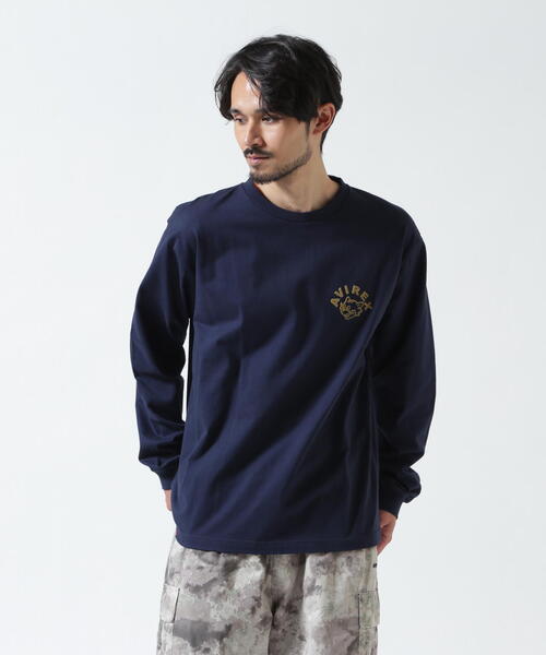AVIREX(アヴィレックス)の「《WEB&DEPOT限定》TOMCAT L/S T-SHIRT / トムキャット 長袖Tシャツ / AVIREX / アヴィレックス(Tシャツ/カットソー・メンズ・ブラック/ネイビー/ホワイト/レンガ・2XL/L/M/XL)」の17枚目の写真