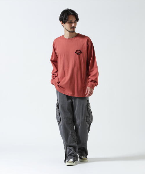 AVIREX(アヴィレックス)の「《WEB&DEPOT限定》TOMCAT L/S T-SHIRT / トムキャット 長袖Tシャツ / AVIREX / アヴィレックス(Tシャツ/カットソー・メンズ・ブラック/ネイビー/ホワイト/レンガ・2XL/L/M/XL)」の6枚目の写真