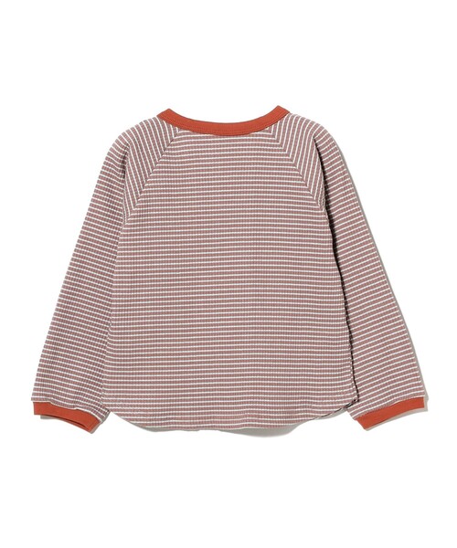 こども ビームス（コドモビームス）の「ベビー テレコ ラグラン Tシャツ 2026SS（60～90cm）（Tシャツ/カットソー・キッズ・イエロー系その他4/ブラウン系その他5/グリーン系その他・80-90/60-70）」の10枚目の写真