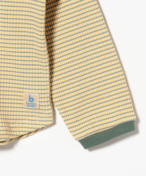 こども ビームス（コドモビームス）の「ベビー テレコ ラグラン Tシャツ 2026SS（60～90cm）（Tシャツ/カットソー・キッズ・イエロー系その他4/ブラウン系その他5/グリーン系その他・80-90/60-70）」の14枚目の写真