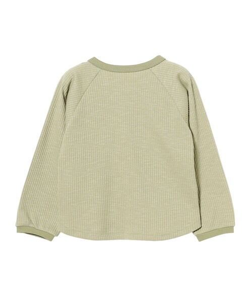 こども ビームス（コドモビームス）の「ベビー テレコ ラグラン Tシャツ 2026SS（60～90cm）（Tシャツ/カットソー・キッズ・イエロー系その他4/ブラウン系その他5/グリーン系その他・80-90/60-70）」の18枚目の写真