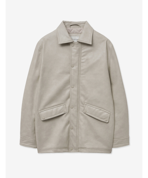 LADY VOLUME（レディーボリューム）の「OVER-FIT LEATHER PADDING PARKA_CREAM（ダウンジャケット/コート・レディース・その他・FREE）」の12枚目の写真