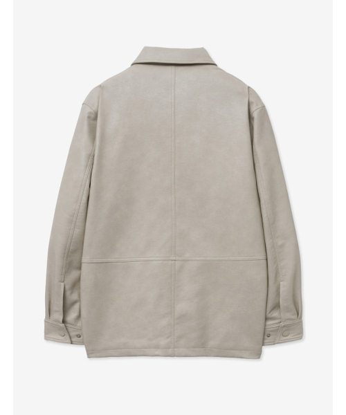 LADY VOLUME（レディーボリューム）の「OVER-FIT LEATHER PADDING PARKA_CREAM（ダウンジャケット/コート・レディース・その他・FREE）」の13枚目の写真