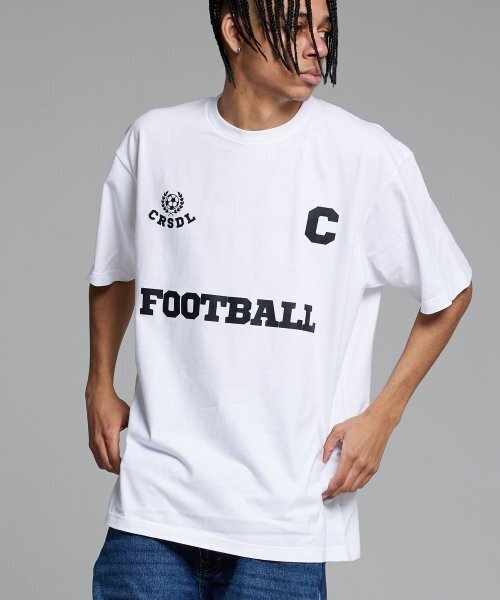 CREAM SODA LAB(クリームソーダラボ)の「シーロゴフットボールクラブ半袖Tシャツホワイト(Tシャツ/カットソー・メンズ・その他・MEDIUM/LARGE/X-LARGE/XX-LARGE)」の1枚目の写真
