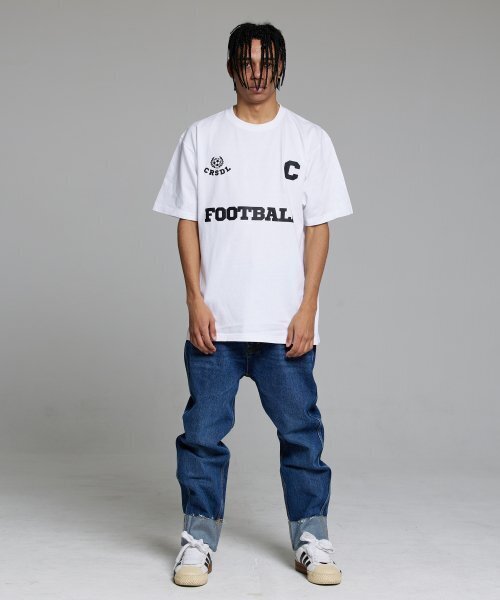 CREAM SODA LAB(クリームソーダラボ)の「シーロゴフットボールクラブ半袖Tシャツホワイト(Tシャツ/カットソー・メンズ・その他・MEDIUM/LARGE/X-LARGE/XX-LARGE)」の4枚目の写真