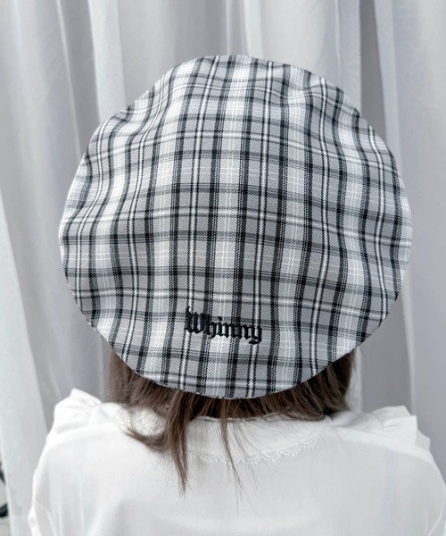 Whinny(ホワイニー)の「Whinny/まんまるましゅまろちゃん(ハンチング/ベレー帽・レディース・グレー系その他2/ブルー系その他2/ブラック・FREE)」の10枚目の写真