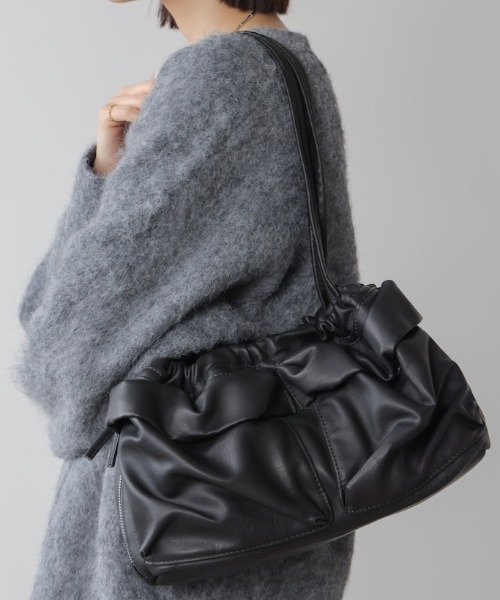 Bou Jeloud(ブージュルード)の「ビンテージ加工トート(トートバッグ・レディース・ブラック・ONESIZE)」の1枚目の写真