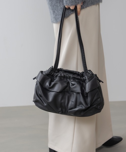 Bou Jeloud(ブージュルード)の「ビンテージ加工トート(トートバッグ・レディース・ブラック・ONESIZE)」の2枚目の写真