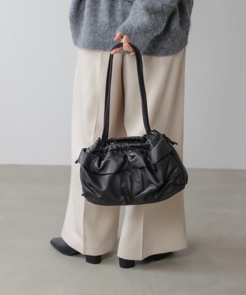 Bou Jeloud(ブージュルード)の「ビンテージ加工トート(トートバッグ・レディース・ブラック・ONESIZE)」の4枚目の写真