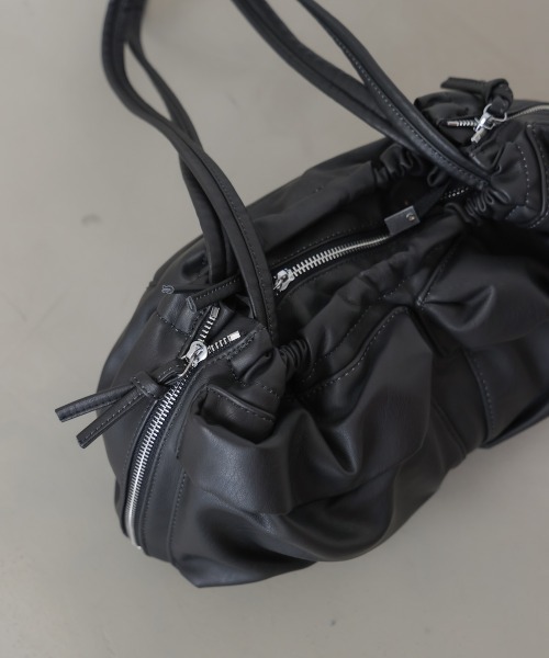 Bou Jeloud(ブージュルード)の「ビンテージ加工トート(トートバッグ・レディース・ブラック・ONESIZE)」の5枚目の写真