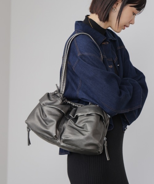 Bou Jeloud(ブージュルード)の「ビンテージ加工トート(トートバッグ・レディース・ブラック・ONESIZE)」の9枚目の写真