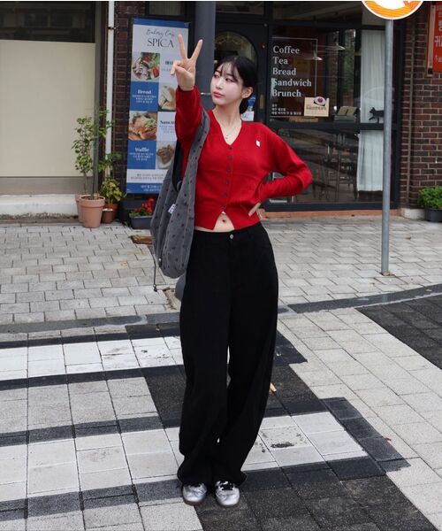CHAMBROS（チャンブロス）の「カーブド BARREL コットンデニムパンツ[ブラック]（デニムパンツ・レディース・その他・SMALL/MEDIUM/LARGE/X-LARGE/2XL）」の11枚目の写真