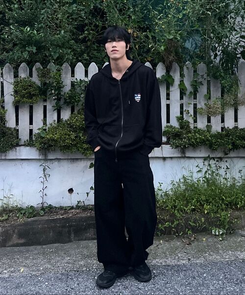 CHAMBROS（チャンブロス）の「カーブド BARREL コットンデニムパンツ[ブラック]（デニムパンツ・レディース・その他・SMALL/MEDIUM/LARGE/X-LARGE/2XL）」の8枚目の写真