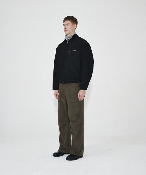 HEUTE(ホイテ)の「HET PADDED WORK JACKET (BLACK)(ダウンジャケット/コート・メンズ・ブラック・MEDIUM/LARGE)」の6枚目の写真