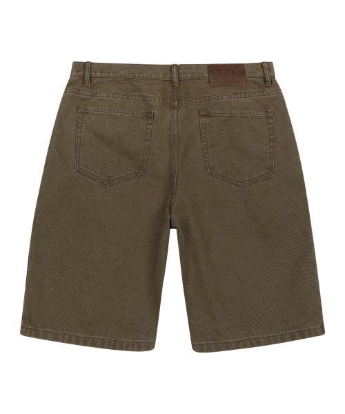 SUNDAY FRUIT MARKET(サンデーフルーツマーケット)の「W) SUNDAY WASHED SHORT KHAKI(その他パンツ・レディース・その他・SMALL/MEDIUM)」の2枚目の写真