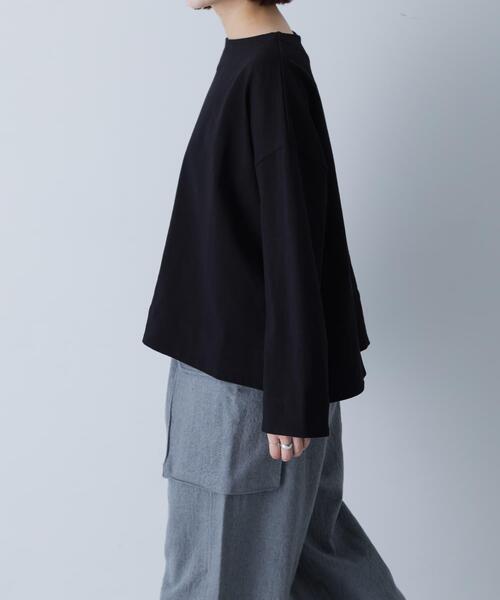 かぐれ（カグレ）の「コットンボートネックカットソー（Tシャツ/カットソー・レディース・ブラック/アイボリー/ホワイト系その他・FREE）」の15枚目の写真