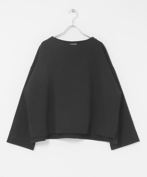 かぐれ（カグレ）の「コットンボートネックカットソー（Tシャツ/カットソー・レディース・ブラック/アイボリー/ホワイト系その他・FREE）」の21枚目の写真