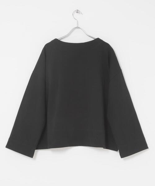 かぐれ（カグレ）の「コットンボートネックカットソー（Tシャツ/カットソー・レディース・ブラック/アイボリー/ホワイト系その他・FREE）」の22枚目の写真