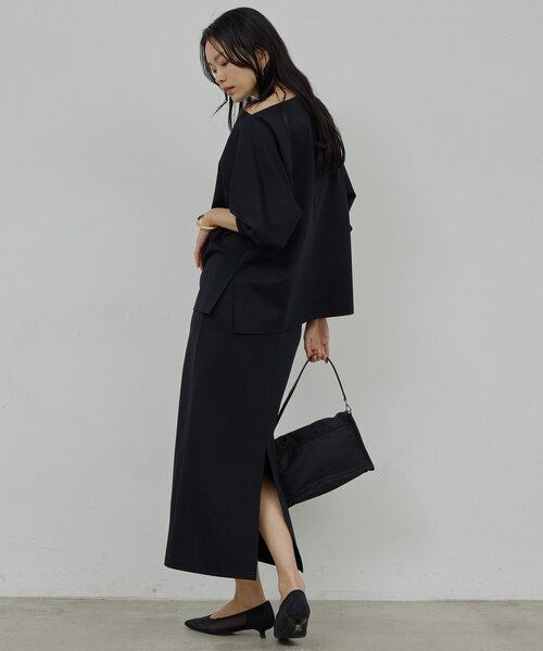 GALLARDAGALANTE(ガリャルダガランテ)の「オフショルポンチプルオーバー(Tシャツ/カットソー・レディース・モカ/ブラック・FREE)」の8枚目の写真